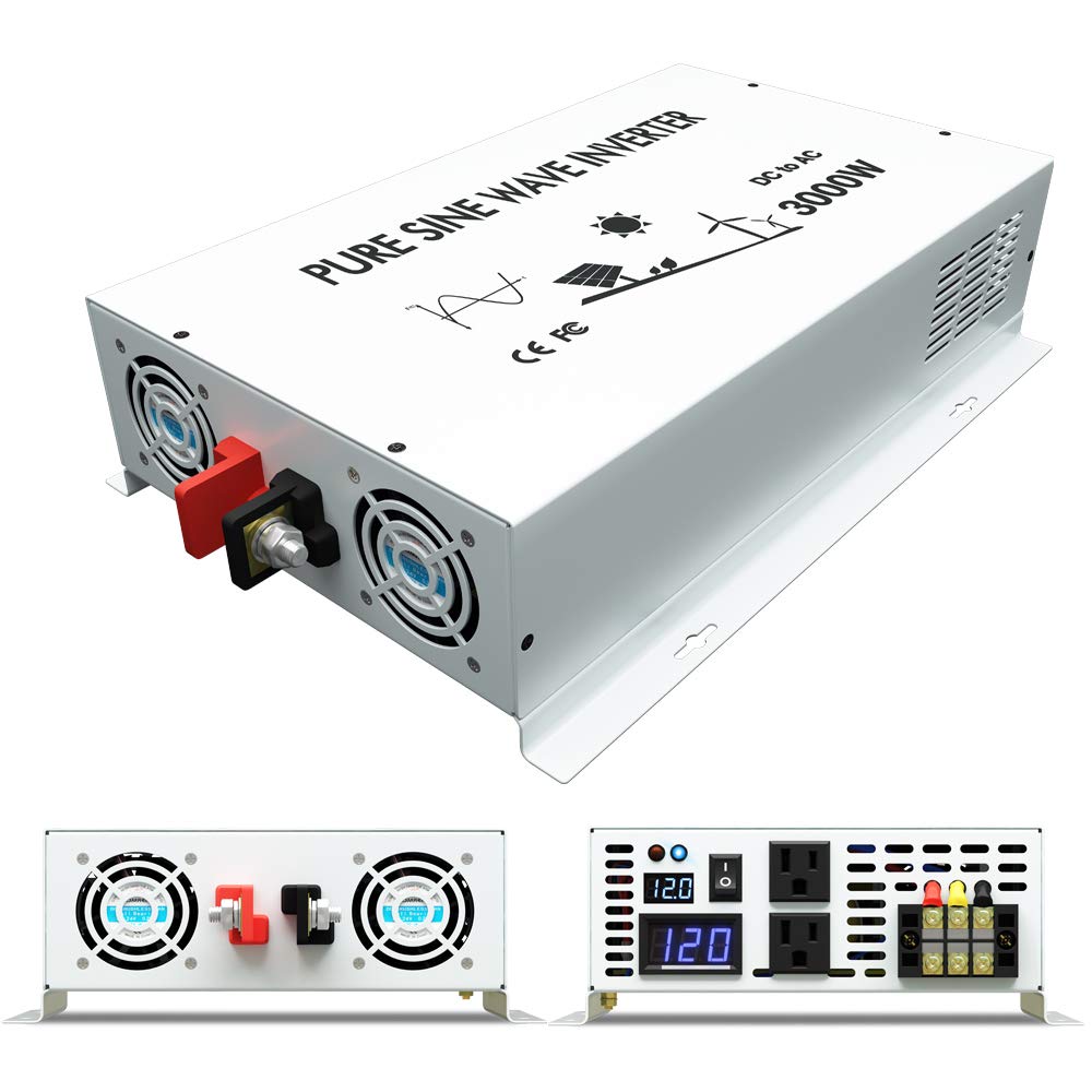 순수 사인파 인버터 전력 3000W 24V ~ 220V - Inverter Pure Sine Wave 60Hz 120V 3000W 리뷰 및 가격