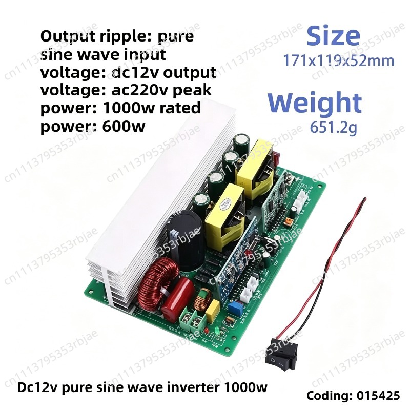 500W/1000W 순수 사인파 인버터 DC12V/24 - Pure Sine Wave Inverter Board 24V 48V 리뷰 및 가격