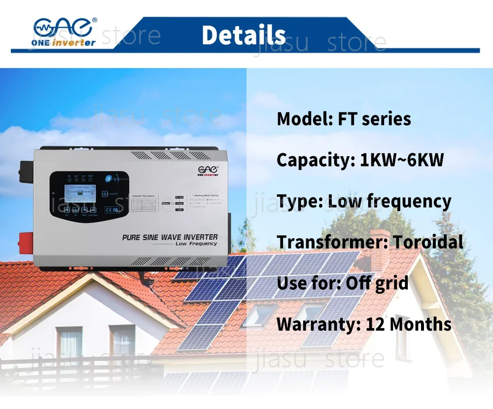 6kW 태양광 UPS 전원 인버터, 6000W, 48V - Off Grid Solar Inverter 48V 6000W 리뷰 및 가격